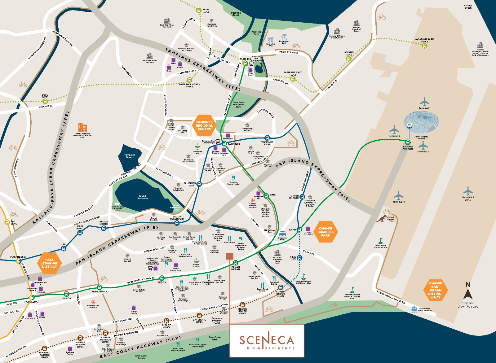 Sceneca Residence Location Map